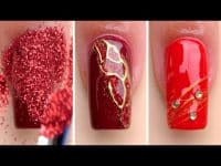 Nails Art Designs | Amazing Red Nail Art | Olad Beauty