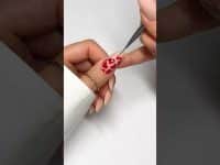 Valentine’s Day nail art | Nail tutorial  #nailart #nails #shorts #valentinesday #velentines