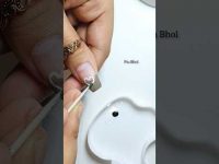 Heart shape nail art design 💅 #nailart #shorts