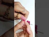 Rose Heart nail art design 💅 #nailart #shorts