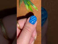 Easy safety pin nail art design #nailart #nails #shortvideo #viralvideo