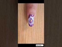 easy nail art using toothpick #trending #nailart #nails #youtubeshorts