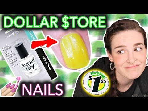 Dollar Store Nail Art Challenged (when the taco doesn’t dry)
