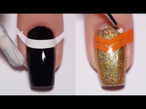 New Nail Art Tutorials Compilation 2018 💛 Beautiful Nail Art Designs & Ideas #572