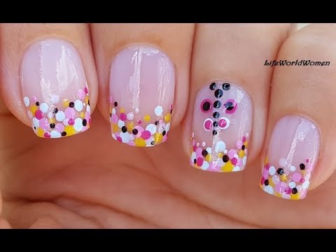 Dotting Tool BUTTERFLY With Dot French Manicure NAIL ART