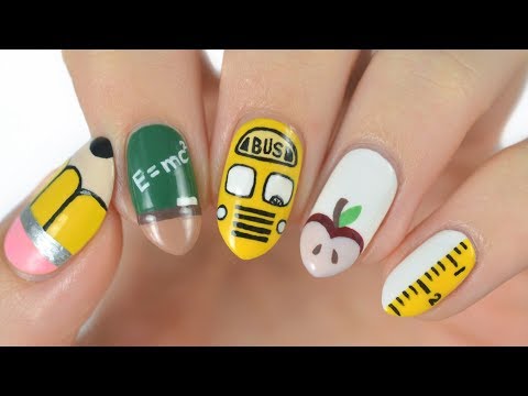 5 Back To School Nail Art Designs!