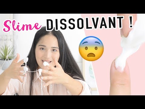 JE TESTE LE SLIME DISSOLVANT !!!