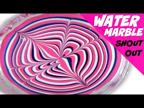 NAIL ART WATER MARBLE SHOUT OUT | Dearnatural62