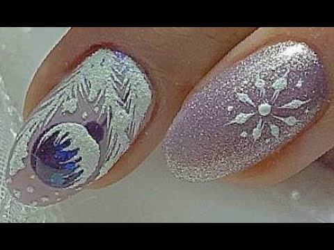 15 New Winter Nail Art Designs | Amazing Christmas and New Year Nail Art Tutorials #62