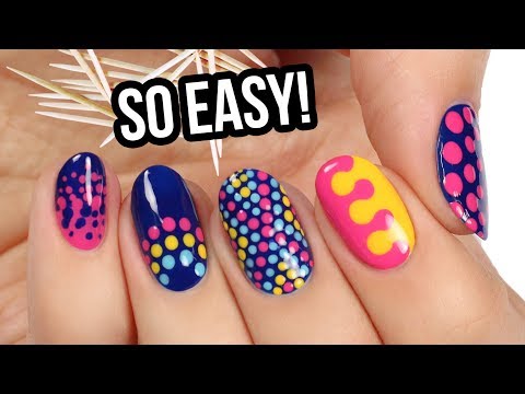 5 Easy Dotticure Nail Art Designs For Beginners! #2