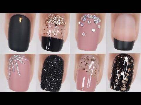 10 EASY nail ideas | NYE nail art