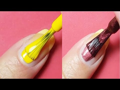 How to do Nails Art Designs Tutorial at Home | Top New Nail Polish Video Compilation 2018 #18