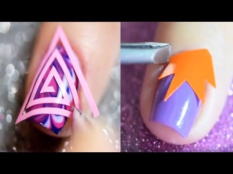 How to do Nails Art Designs Tutorial at Home | Top New Nail Polish Video Compilation 2018 #31