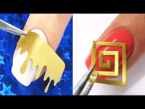 How to do Nails Art Designs Tutorial at Home | Top New Nail Polish Video Compilation 2018 #39