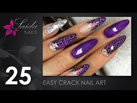 Easy Crack Nail Art #2 (Saida Nails | Nailart leicht gemalt)