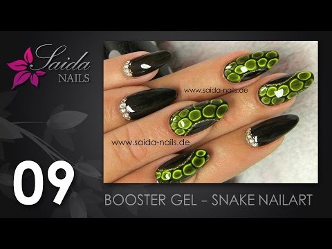 Booster Gel – Snake Nailart (Nailart leicht gemalt | Saida Nails)