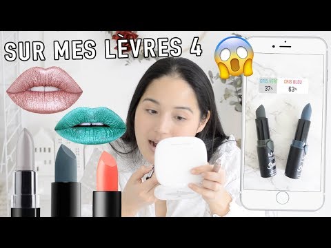 JE TESTE DES ROUGES À LÈVRES 4 !!!