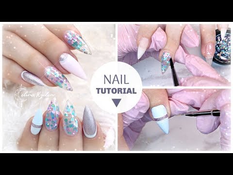 NAIL ART TUTORIAL | CUTE SPRING BUBBLES | LIGHT ELEGANCE BUTTERCREAMS | GEL NAILS
