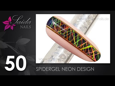 Spidergel Neon Design (Saida Nails Nailart)