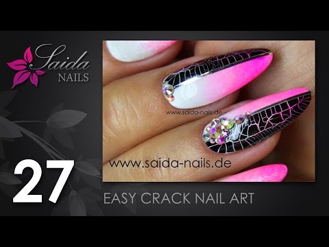 Easy Crack Nail Art #4 (Saida Nails | Nailart leicht gemalt)