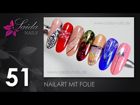Nailart mit Folie ❀ Foil Nail Designs (Saida Nails Nailart)