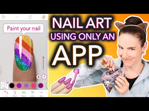 Recreating My Old Nail Art Using Only an App