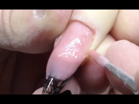 Detailed Video Of Infill Sculptured Gel Nails & Russian Style Manicure  DIY