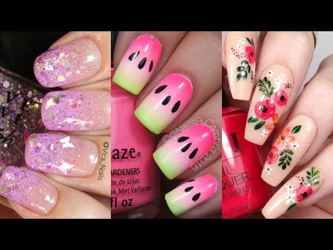 TOP BEST CUTE NAIL ART SUMMER DESIGNS | NAIL ART TUTORIAL COMPILATION. #NailArt #BeautyHacks