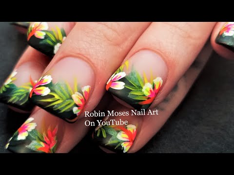 Tropical Nails | Short Nail Art Design Tutorial