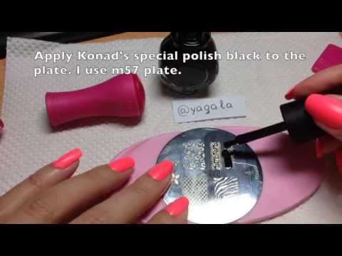 Stamping Nail Art, Step by Step tutorial