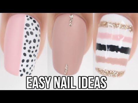 5 EASY NAIL IDEAS! new nail art compilation