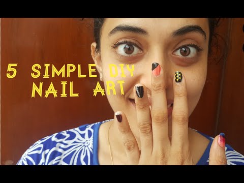 5 SIMPLE NAIL ART!