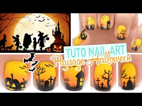 Nail art ♡ Paysage Halloween