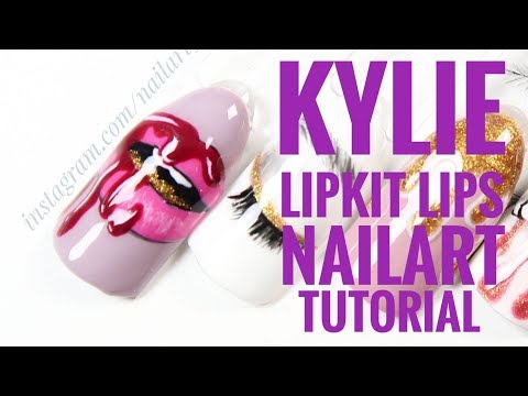💅💅 Kylie Jenner Nails 💅💅 :: Kylie's Lips :: Nailart by Natalia