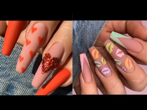 Best 2020 valentine’s day nail art compilation ❤️💅🏼 tutorials~diy nails designs ~ nail stamping
