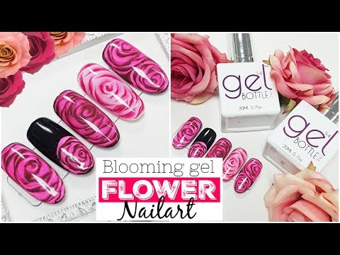 Blooming gel flower nailart ♥ Beautynailsfun.nl