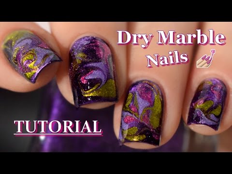 [ Nail Art ] Dry Marble Holo et Magnétique  – TUTORIAL // Melyne nailart