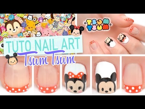 Nail art Disney ♡ Tsum tsum Mickey et Minnie ♡