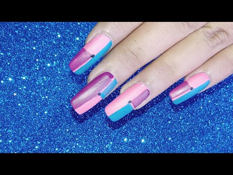 #nailart #easy   Easy nail art design 💅💅💅💅