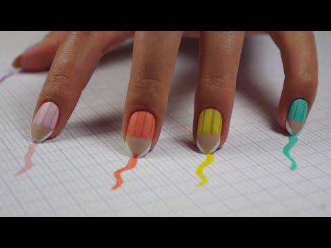 NAIL ART FACILE : C’EST LA RENTRÉE?♡