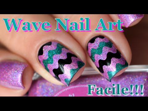 [ Nail Art ] Wave – Nail Vinyls Whats Up Nails – Tuto Facile // melyne nailart