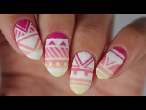 NAIL ART : AZTÈQUE♡