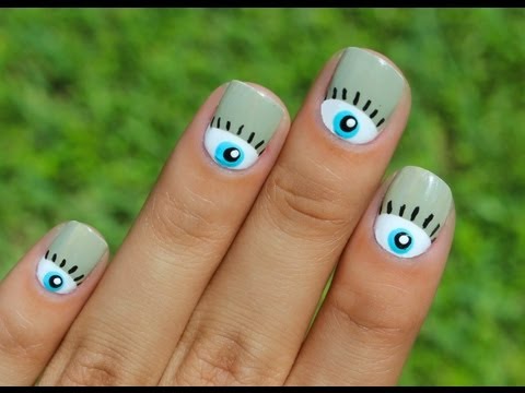 WEIRD Nail Trend!: The Evil Eye Nailart!