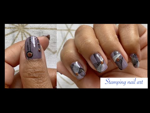 Stamping nail art #nailart #nails2020 #trendynails #nailarttutorial #stepbysteptutorial #howtodo