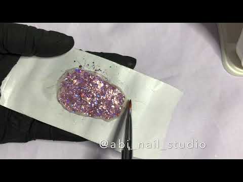 MIZO NAILART TUTORIAL – Nailart tihna atana ṭangkai em em Mixing plate mahni a siam mai dan…