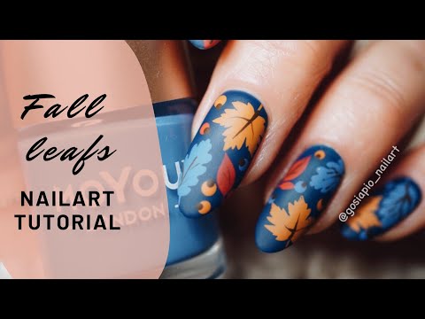 Fall leafs Nailart Tutorial