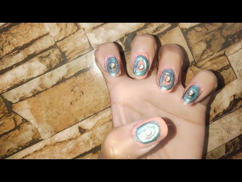 #nailart #easytoapply #bestnailart2020 #easynailart nail art || chrome nails || nude look