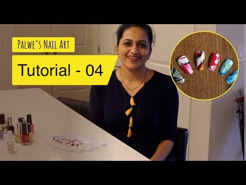 Basic Marble NailArt Tutorial 04/Marble Nailart Tutorial / Learn marble nailart / Nailart in marathi