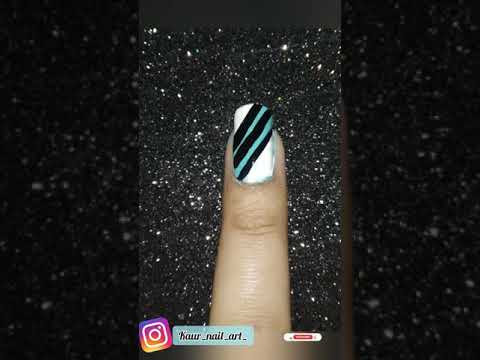 #nailart #easynailart  line nail art
