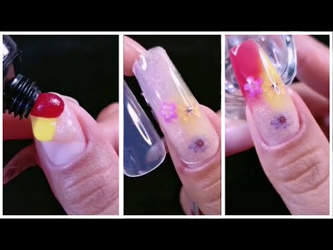 Best Nail Art Designs 2021 | How to make nails with polygel #Shorts